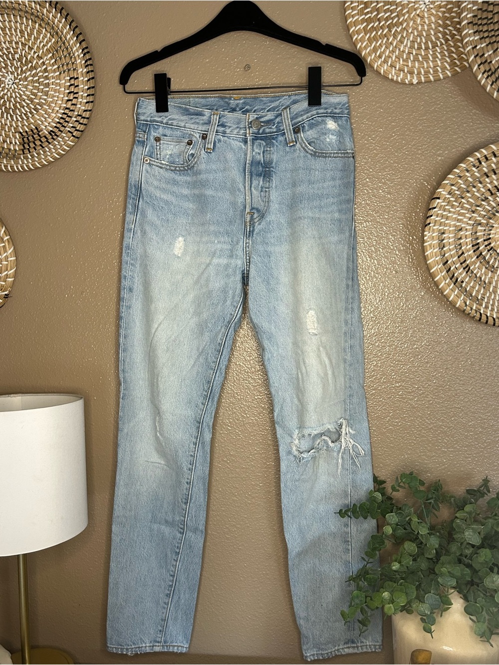 Levi's Light Blue Straight Leg Women's Jeans